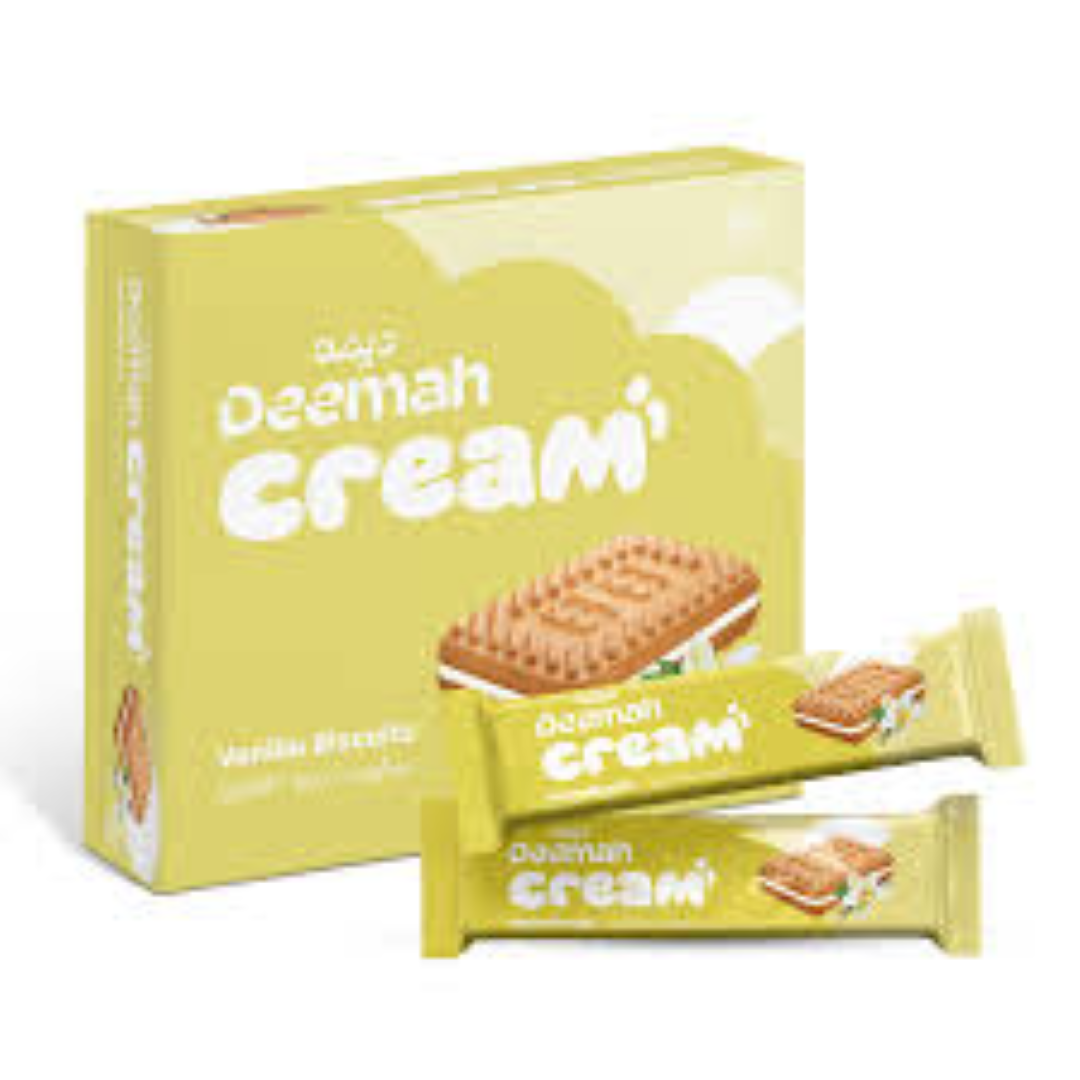 DEEMAH CREAM BISC VANILLA 63G